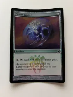 *foil DIMIR SIGNET Ravnica City of Guilds MTG Magic the Gathering - Image 2