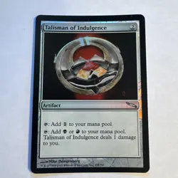 Talisman of Indulgence Mirrodin Foil LP - Image 1