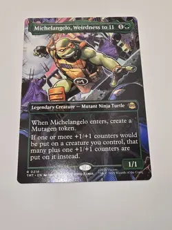 Michelangelo, Weirdness to 11 (Borderless) Teenage Mutant Ninja Turtles Regular - Image 1