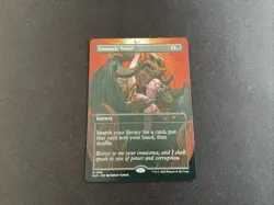 MTG Demonic Tutor (Non-Foil) Borderless 1856 M Secret Lair Drop Series NM - Image 1