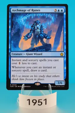 MTG Archmage of Runes Foundations Regular #30 - Image 1