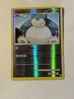 Pokemon - Snorlax 37/130 Diamond and Pearl Reverse Holo - Image 1