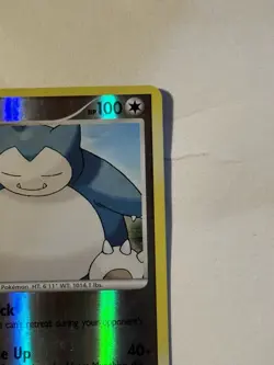 Pokemon - Snorlax 37/130 Diamond and Pearl Reverse Holo - Image 3