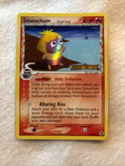 Smoochum δ Species 64/101 Stamped Pokemon EX Dragon Frontiers Reverse Holo DMG - Image 1