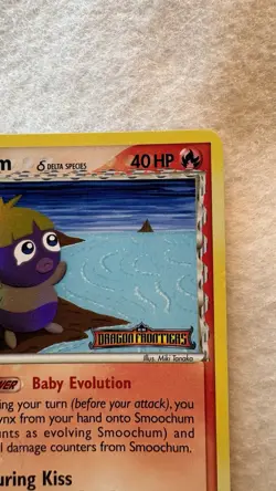 Smoochum δ Species 64/101 Stamped Pokemon EX Dragon Frontiers Reverse Holo DMG - Image 3
