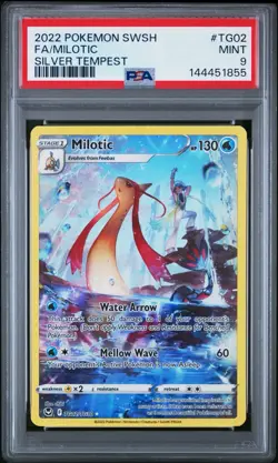 Pokemon Milotic TG02/TG30 Swsh12: Silver Tempest Trainer Gallery PSA 9 - Image 1