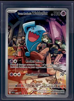 2025 Pokemon—Team Rocket's Wobbuffet #203 Promo - Image 1