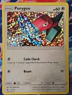 Pokemon Porygon 12/12 Mcdonald’s Promo Holofoil MP - Image 1