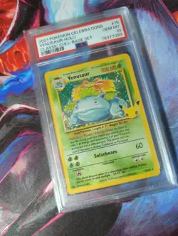 2021 POKEMON CELEBRATIONS CLASSIC COLLECTION #15 VENUSAUR HOLO - PSA 10 - Image 3