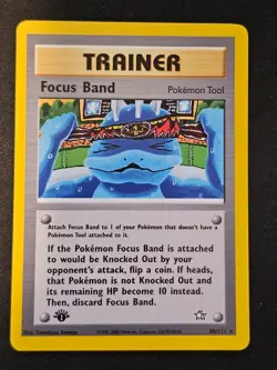 Pokemon TCG Focus Band 86 Neo Genesis Mint Near Mint (non-holo) - Image 1