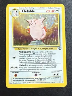 Clefable Holo – Jungle Set – 1/64 – WOTC Vintage - Image 1