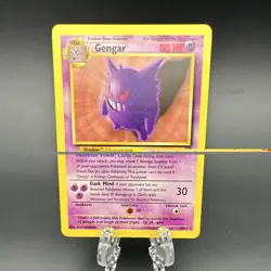 The Pokemon Company Gengar 20/62 Fossil Rare Regular 80 HP English 1999 - Image 1