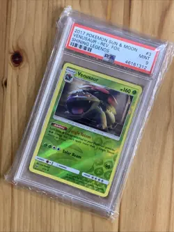 PSA 9 Pokemon Venusaur Shining Legends Reverse Foil 3/73 - Image 5