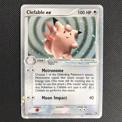 Pokemon TCG - Clefable ex 106/112 NM [MULTI-SWIRL💫] Holo FireRed & LeafGreen - Image 1