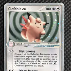 Pokemon TCG - Clefable ex 106/112 NM [MULTI-SWIRL💫] Holo FireRed & LeafGreen - Image 3