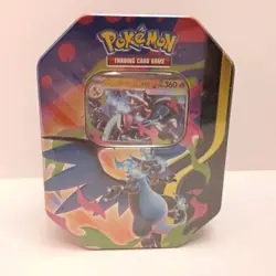 Pokemon Mega Charizard Tin Mega Charizard X Sealed - Image 1