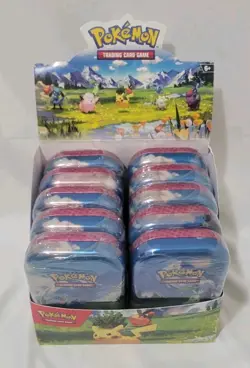 Pokemon TCG Ascended Heroes MINI TIN DISPLAY BOX With Factory Sealed 10x Tins - Image 1