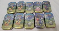 Pokemon TCG Ascended Heroes MINI TIN DISPLAY BOX With Factory Sealed 10x Tins - Image 2