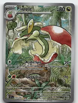 FLAPPLE 210/191 ILLUSTRATION RARE SURGING SPARKS POKEMON NEAR MINT - Image 2