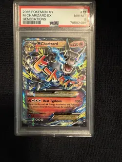 Pokemon 2016 Generations M Charizard EX 12/83 Holo Ultra Rare PSA 8 - Image 1