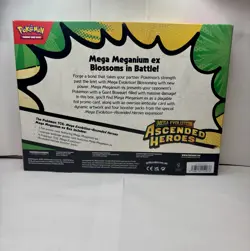 Pokemon Ascended Heroes EX Collection Box - Meganium- Factory Sealed - Image 4