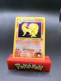 Pokemon Brock's Ninetales Holo Rare Gym Challenge 3/132 HP - Image 1