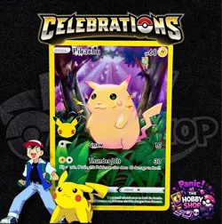 Pikachu 005/025 Celebrations Holo Rare Pokemon TCG NM "FAT PIKACHU" 😍 - Image 1