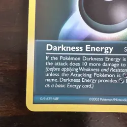 Darkness Energy 103/113 Pokemon 2005 Delta Species Reverse Holo STAMPED NM - Image 4