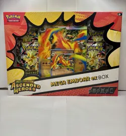 Pokemon TCG: Ascended Heroes - Mega Emboar EX - Collection Box - Sealed - Image 1
