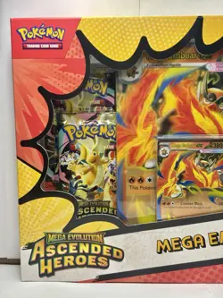 Pokemon TCG: Ascended Heroes - Mega Emboar EX - Collection Box - Sealed - Image 3