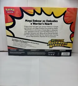 Pokemon TCG: Ascended Heroes - Mega Emboar EX - Collection Box - Sealed - Image 4