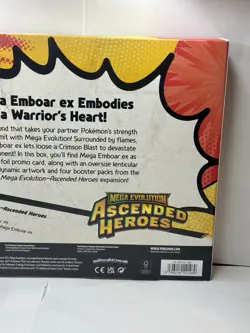 Pokemon TCG: Ascended Heroes - Mega Emboar EX - Collection Box - Sealed - Image 5