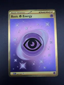 Pokemon TCG Basic Psychic Energy 207/165 SV 151 Hyper Rare Holo - Image 1