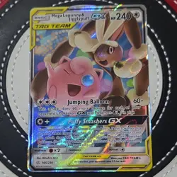 Pokemon Mega Lopunny & Jigglypuff GX Ultra Rare Holo 165/236 Sm-Cosmic Eclipse … - Image 2