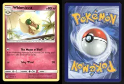 Whimsicott 91/145 UC Guardians Rising LP Pokemon - Image 3