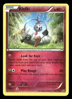 Klefki 48/108 Roaring Skies LP Pokemon - Image 1