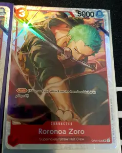 🔥 One Piece TCG - Roronoa Zoro OP01-025 SR 4x Playset Ultra Deck 🔥 English - Image 2