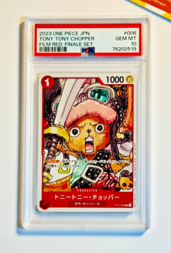 One Piece PSA 10 Tony Tony Chopper #006 Film Red: Final Set 2023 Japanese - Image 1
