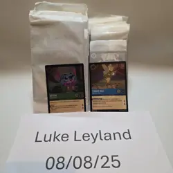SEALED Stitch & Tinker Bell Foil Promo Cards Disney Lorcana Into the Inklands - Image 1