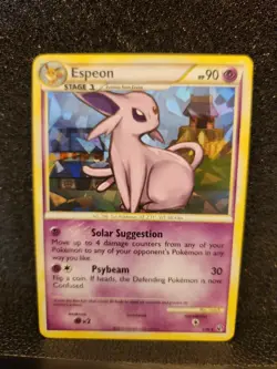 Espeon 2/90 Cracked Ice Holo Pokemon TCG Card Deck Exclusive Undaunted LP - Image 1