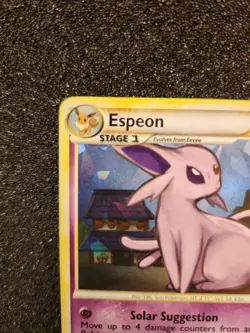 Espeon 2/90 Cracked Ice Holo Pokemon TCG Card Deck Exclusive Undaunted LP - Image 2