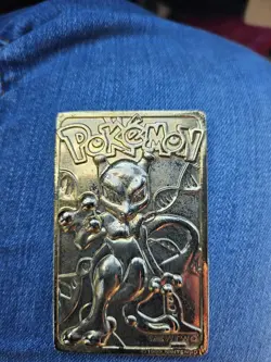 Pokemon Card Mewtwo 1999 Gold Card Burger King Promo - Used - Image 1