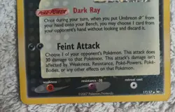 Pokemon TCG Umbreon Celebrations Gold Star Card 17/17 Near Mint Condition - Image 5
