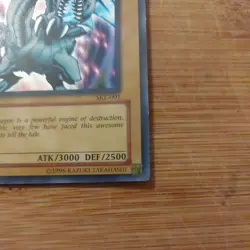 SKE-001 Blue-Eyes White Dragon Super Rare 1st Edition NM Yugioh Card - Image 5