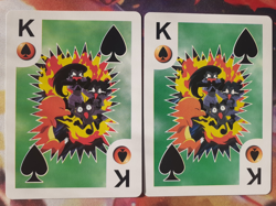 Team Rocket Charmander King of Spades 1999 Bicycle Pokemon Poker Playing Card LP - Image 2