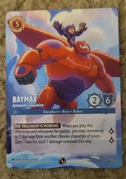 Baymax - Armored Companion Disney Lorcana Promo Card (DLPC) 9/C1 EN NON FOIL - Image 1