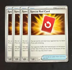 x4 Special Red Card 082/086 - ME04: Chaos Rising NM/M Playset - Image 1
