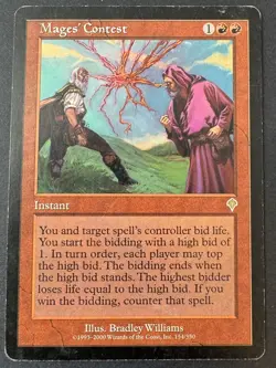 Mage's Contest Invasion MTG Magic the Gathering - LP Fire Red Deck - Image 1