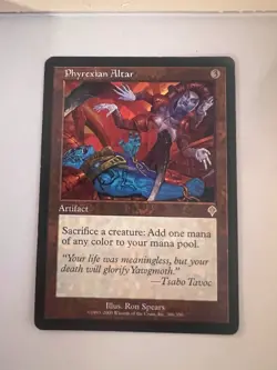 MTG Phyrexian Altar Invasion 306/350 Rare Artifact Commander EDH Wizards Coast - Image 1