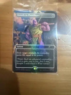 Magic the Gathering PSA Magazine Promo Swords to Plowshares Thanos - Image 1